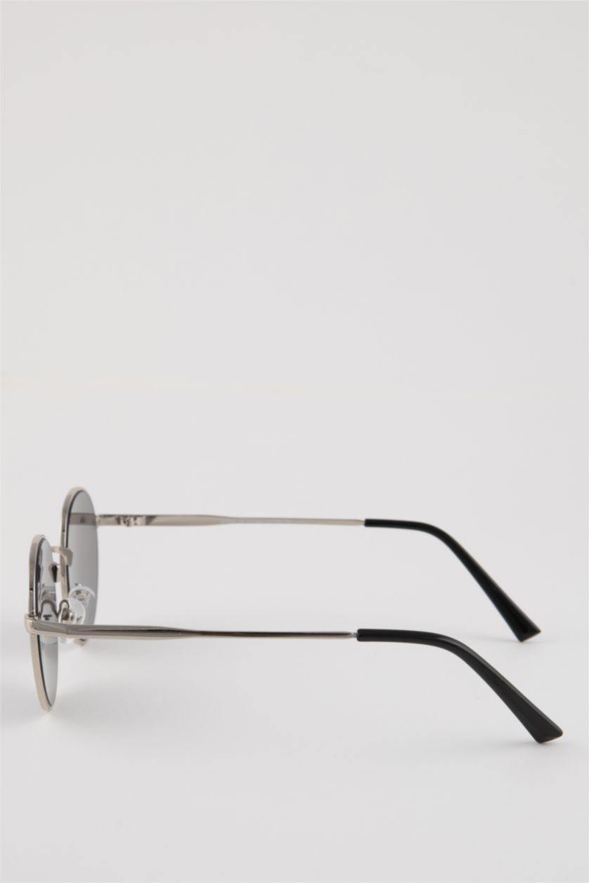 MAN SILVER Man Oval Sunglasses