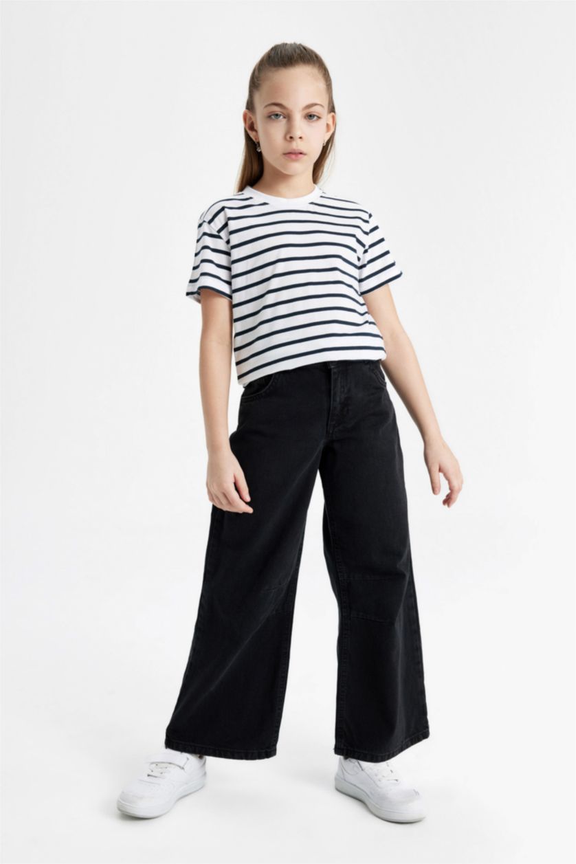 GIRLS & TEENS Black Girl Baggy Jeans