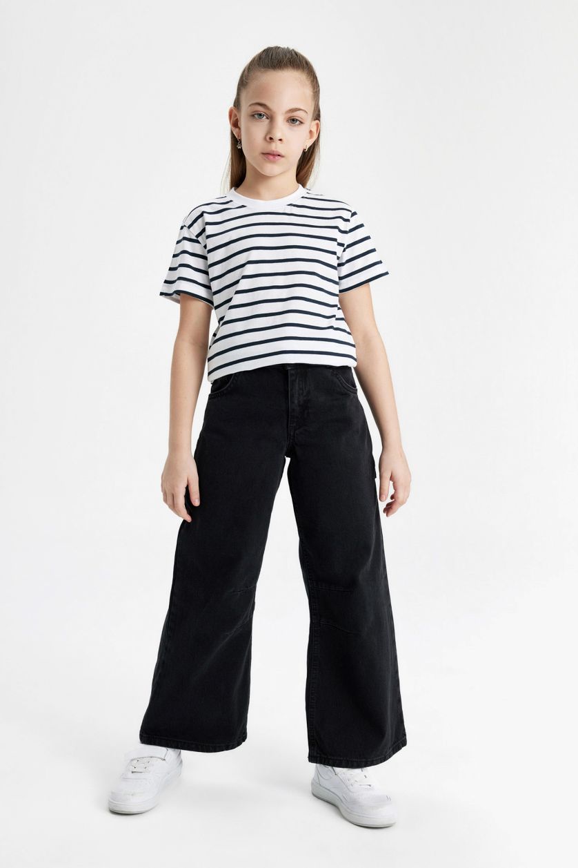 GIRLS & TEENS Black Girl Baggy Jeans