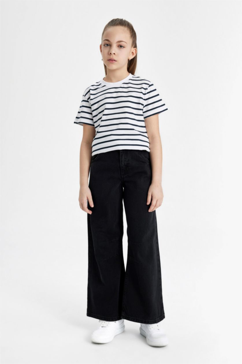 GIRLS & TEENS Black Girl Baggy Jeans