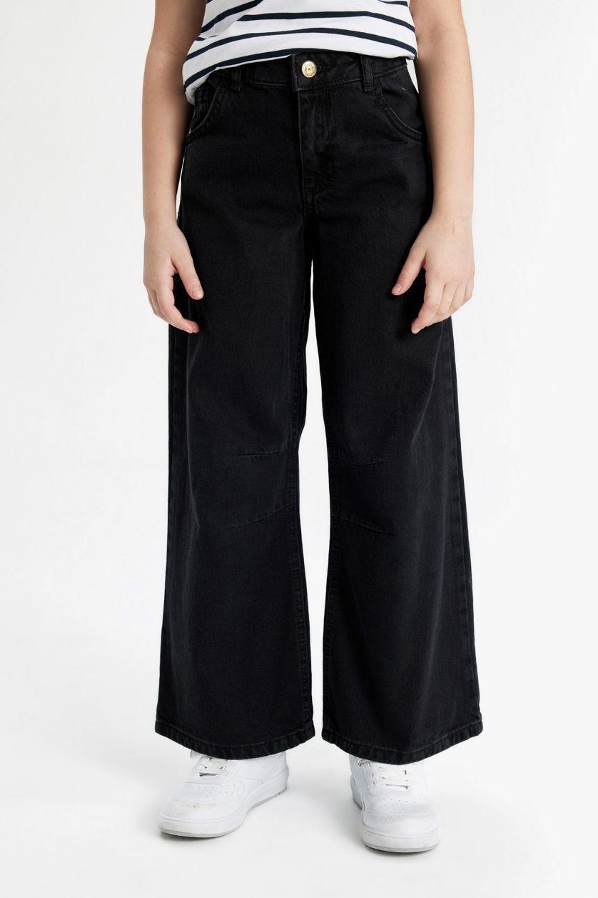GIRLS & TEENS Black Girl Baggy Jeans