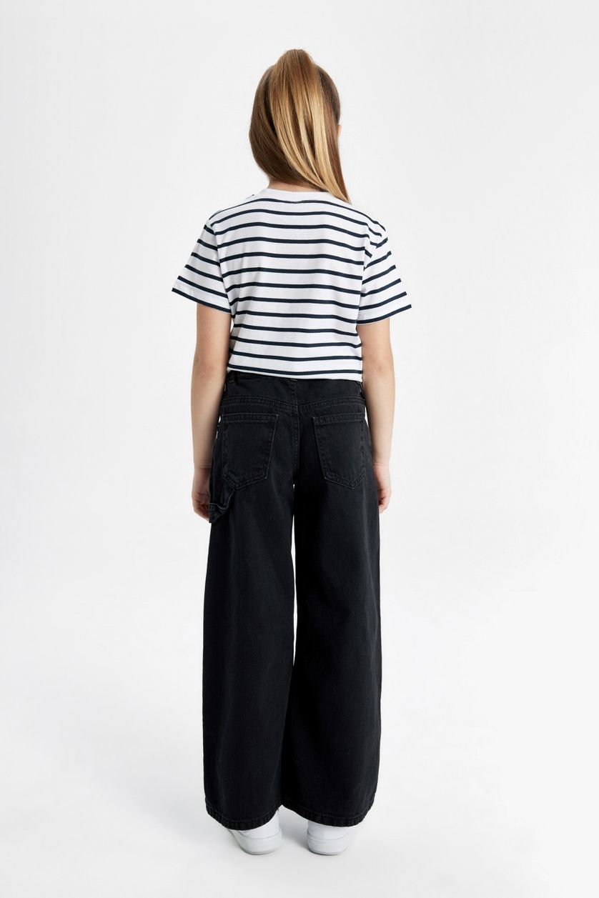 GIRLS & TEENS Black Girl Baggy Jeans