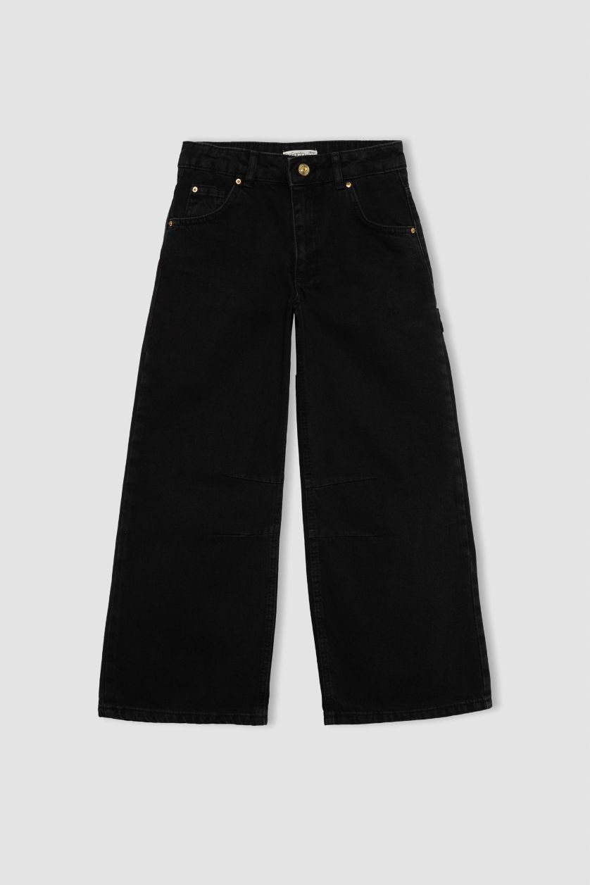 GIRLS & TEENS Black Girl Baggy Jeans