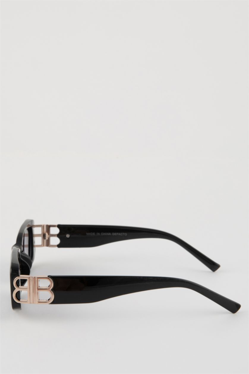 Kadın Siyah Kadın Dikdörtgen Güneş Gözlüğü