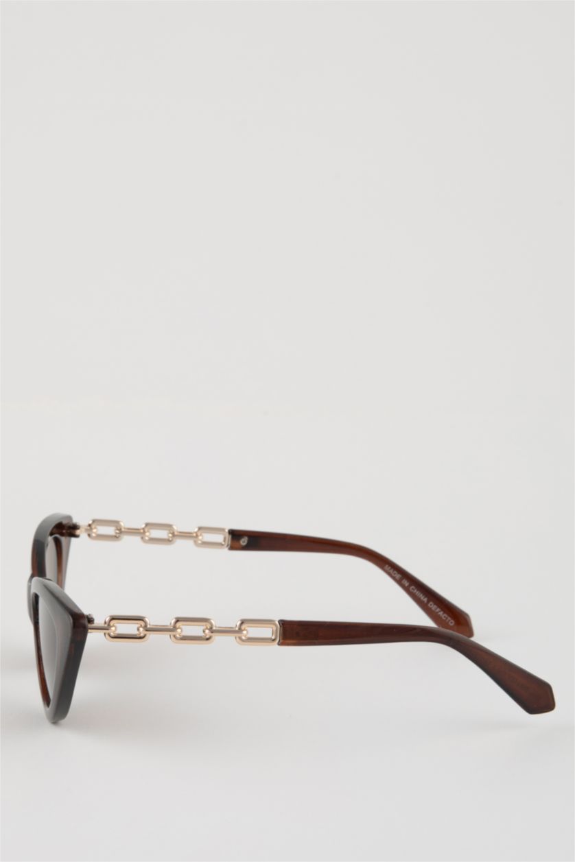 Kadın Kahve Kadın Kedi Gözü Güneş Gözlüğü