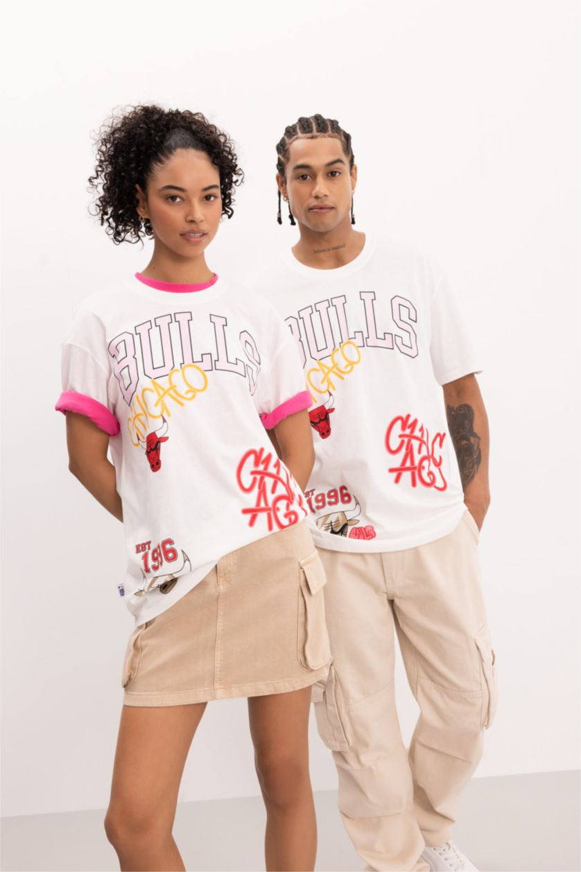 MAN Ecru Boxy Fit Short Sleeve T-Shirt