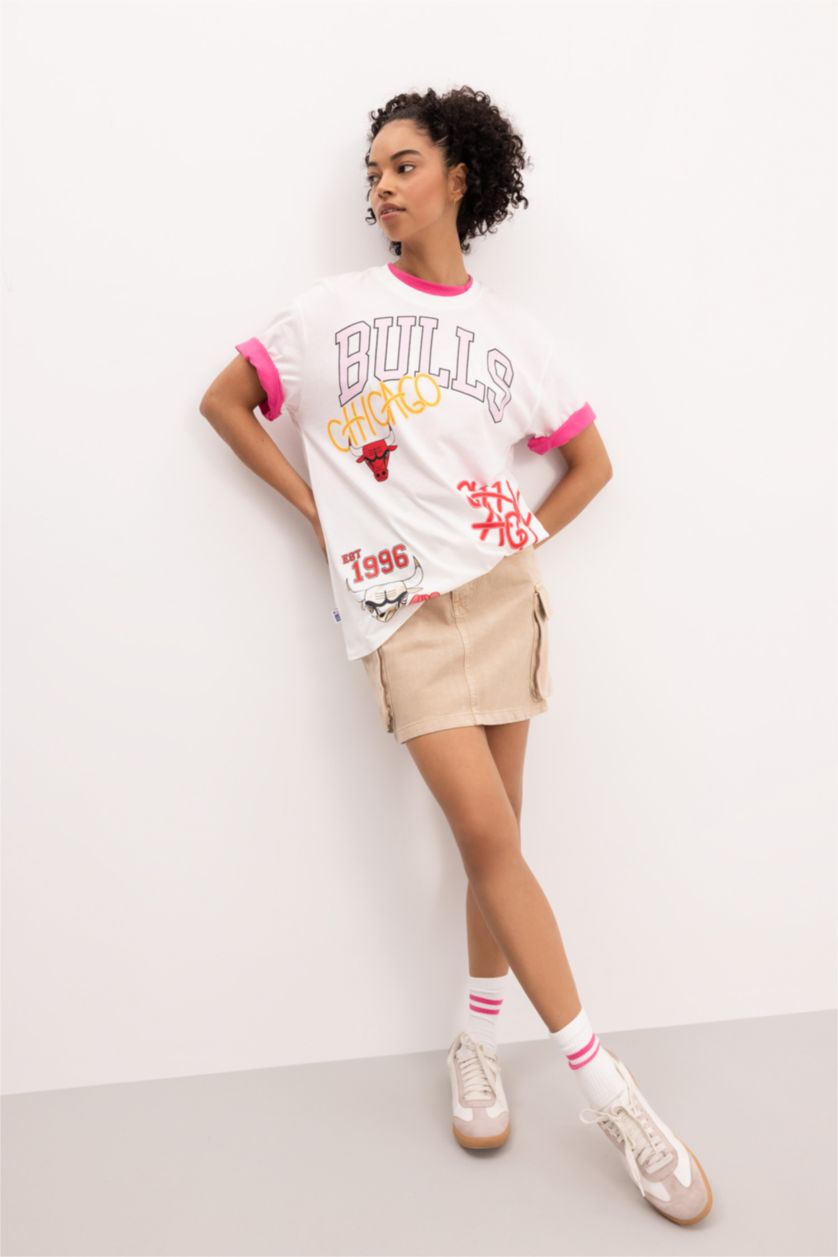 MAN Ecru Boxy Fit Short Sleeve T-Shirt