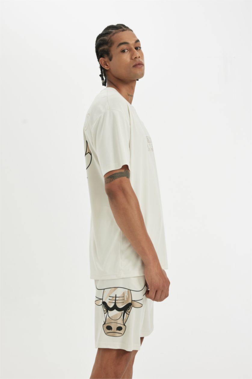 MAN Stone Boxy Fit Heavy Fabric T-Shirt