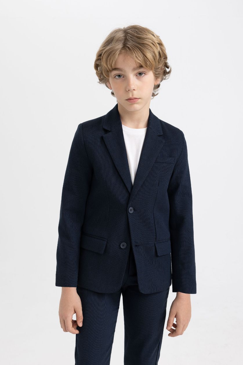 Erkek Çocuk - Genç Erkek Lacivert Erkek Çocuk Blazer Ceket