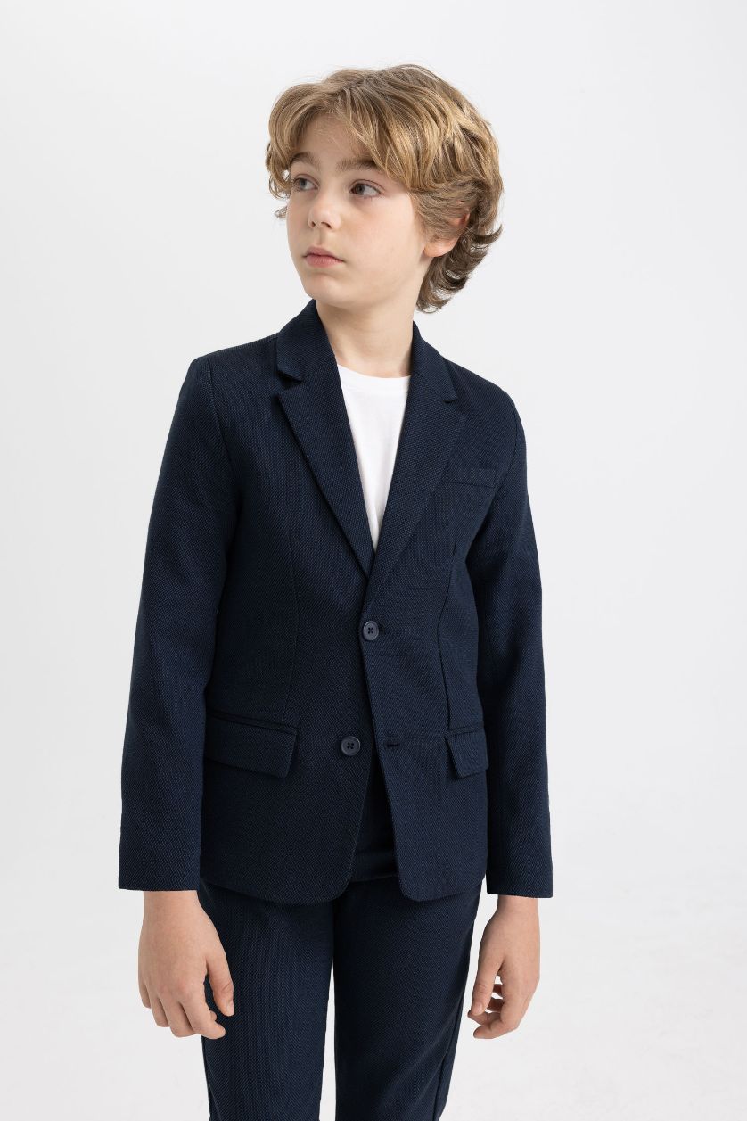Erkek Çocuk - Genç Erkek Lacivert Erkek Çocuk Blazer Ceket