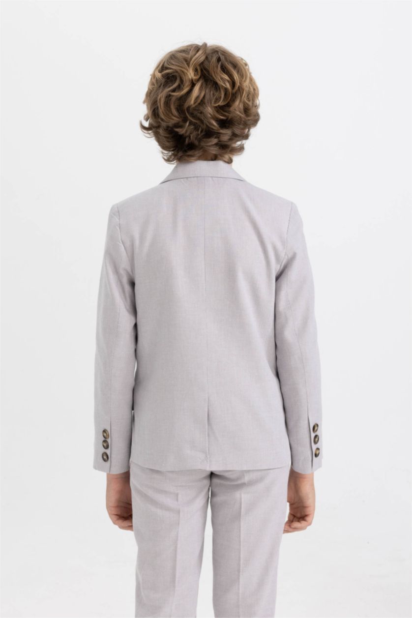 Erkek Çocuk - Genç Erkek Bej Erkek Çocuk Blazer Ceket