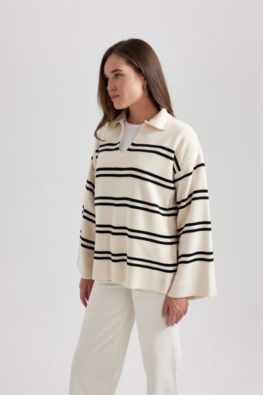 WOMAN Ecru Regular Fit Tunic