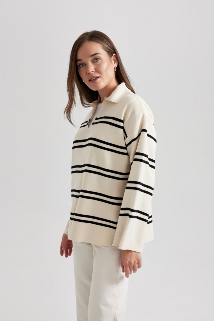 WOMAN Ecru Regular Fit Tunic