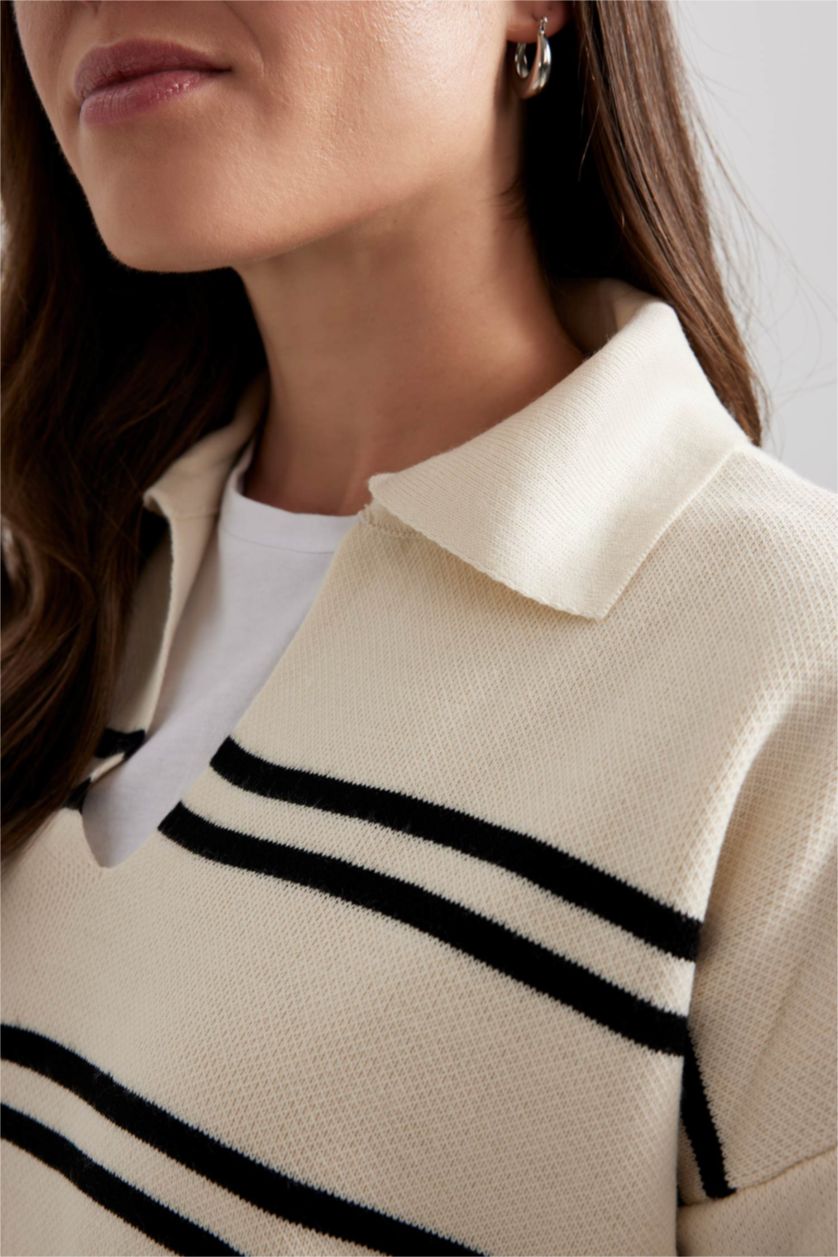 WOMAN Ecru Regular Fit Tunic