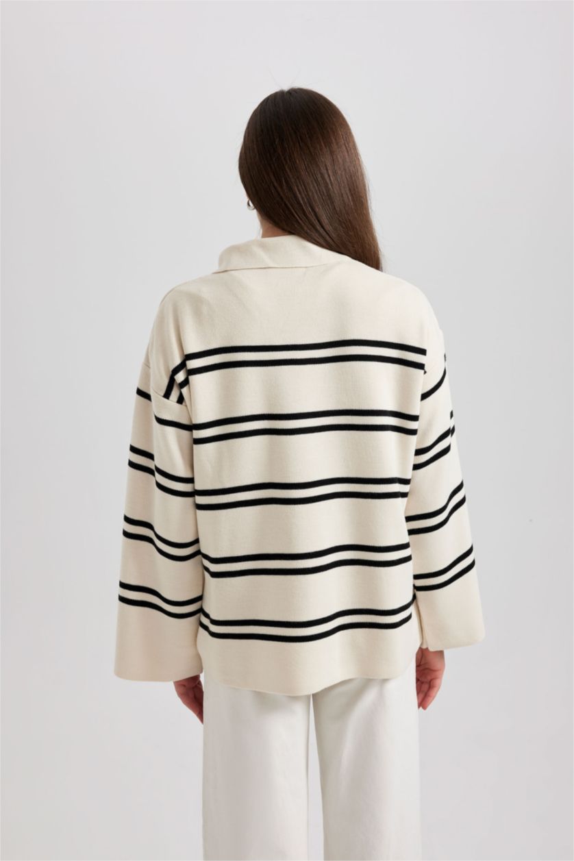 WOMAN Ecru Regular Fit Tunic