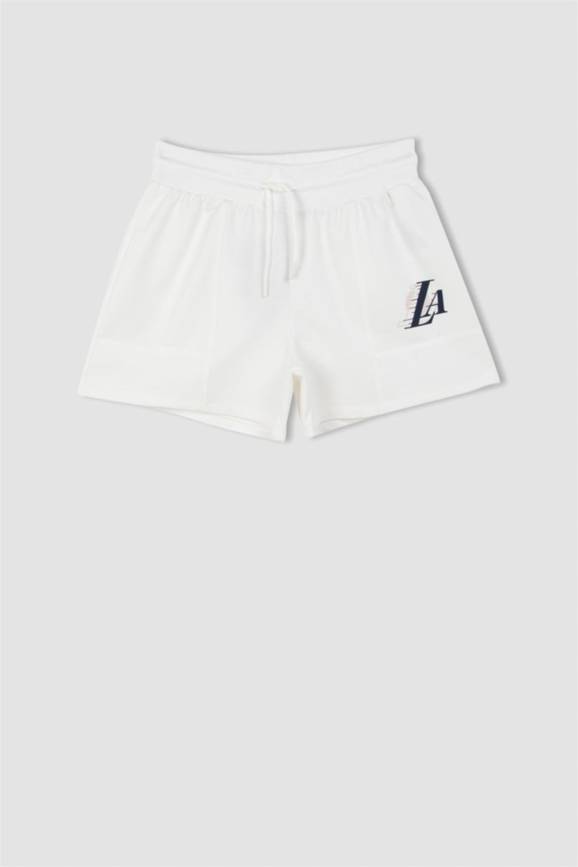 حريمي بيج فاتح شورت قصير من لوس أنجلوس ليكرز DeFactoFit