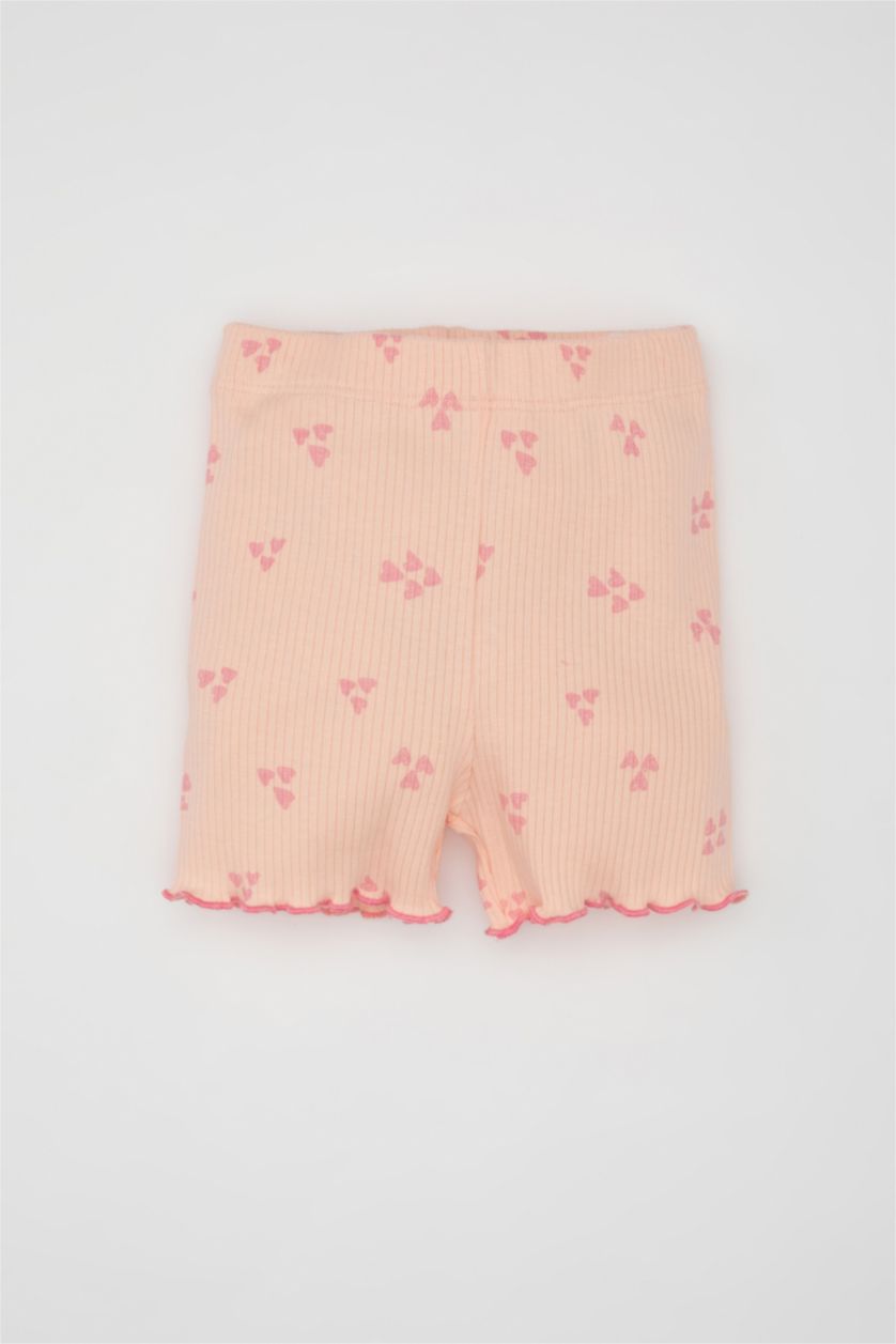 BABY GIRL Pink طقم مضلع قصة عادية