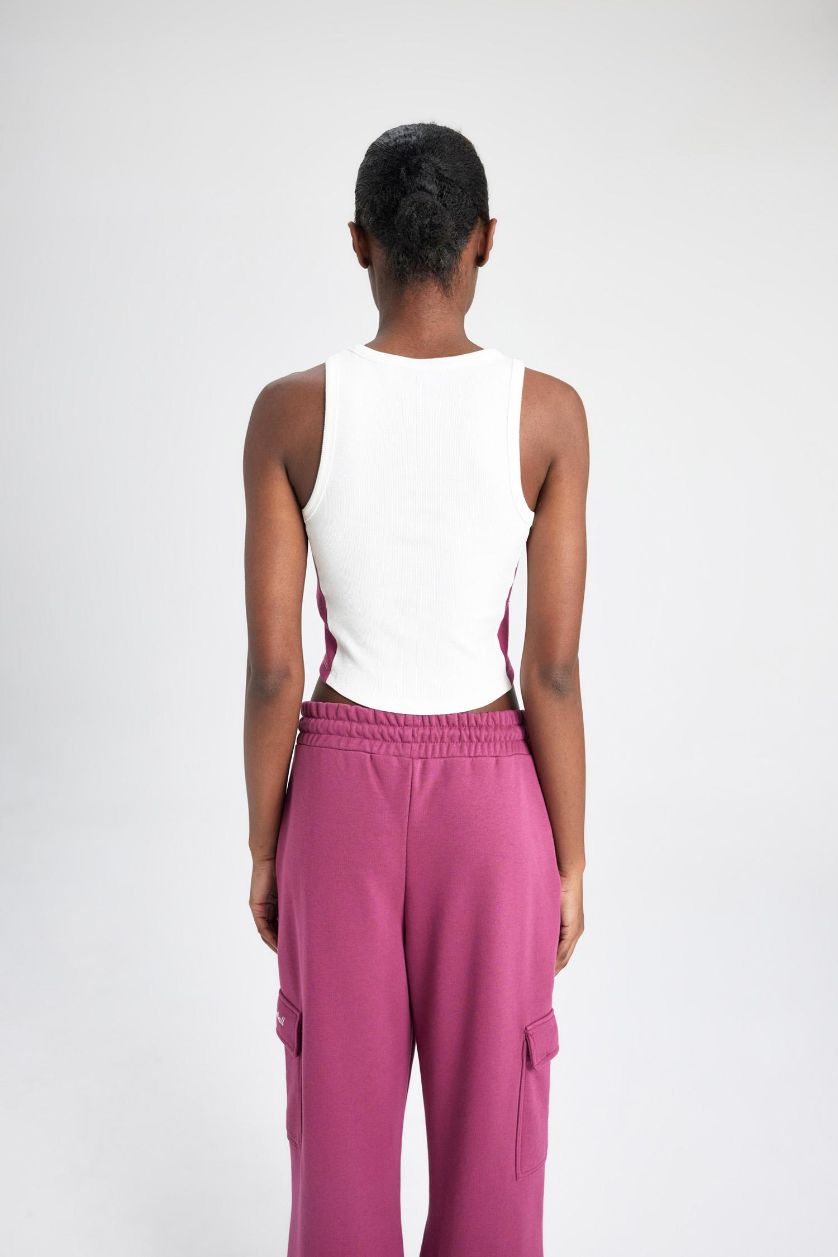 WOMAN Ecru DeFactoFit NBA Phoenix Suns Crop Top