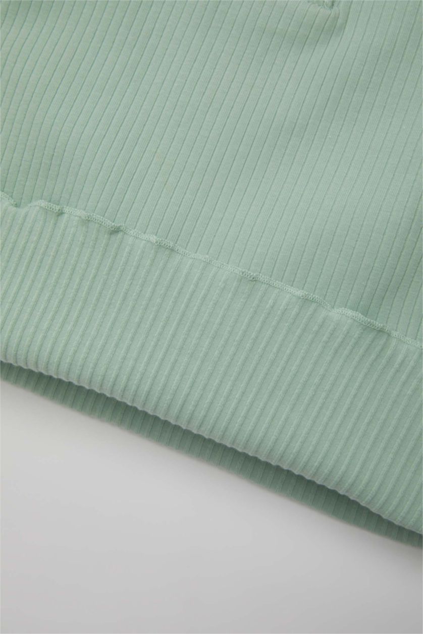 BABY GIRL Mint Baby Girl Ribbed Camisole T-Shirt Leggings 2 Piece Set