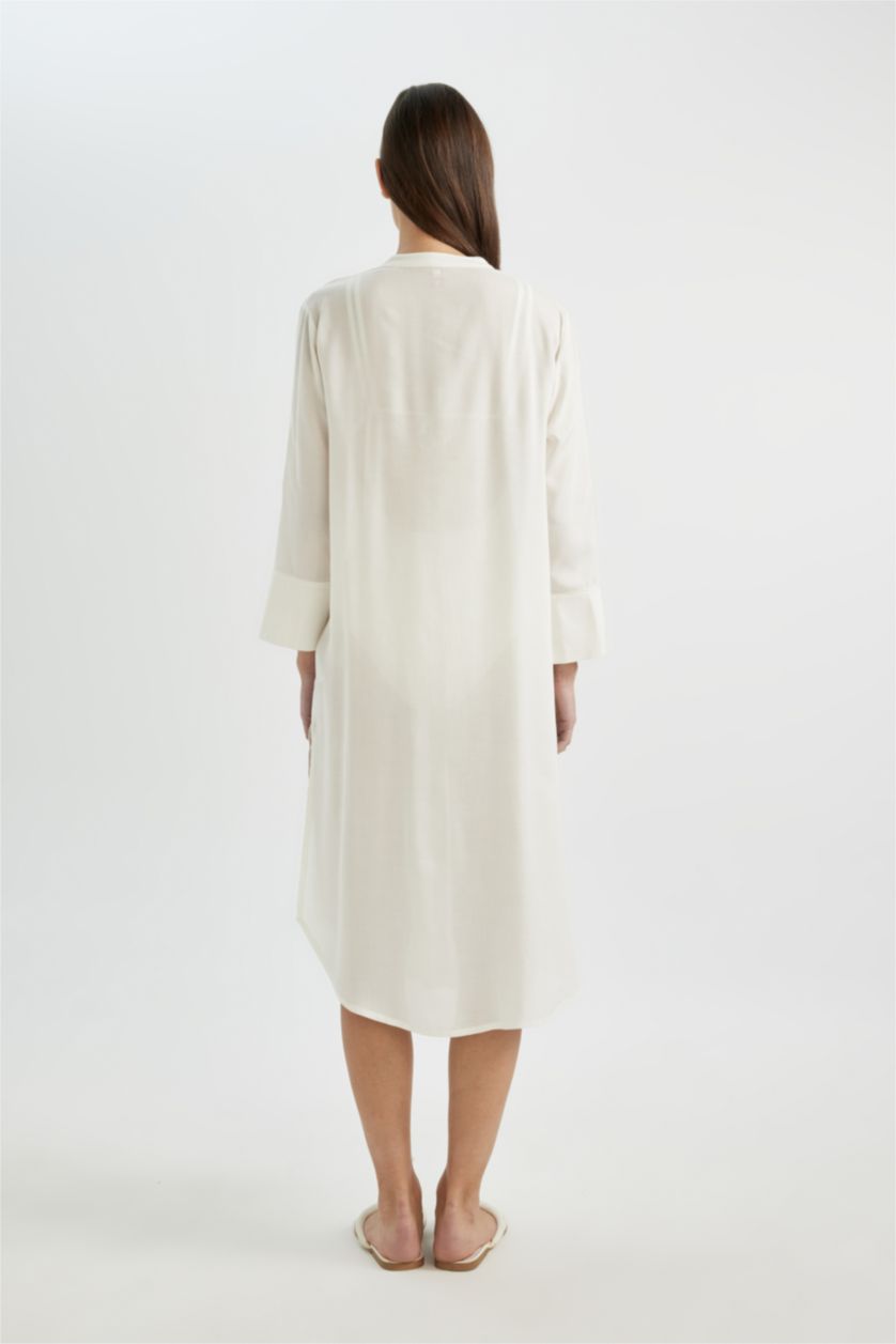 WOMAN White Fall in Love Regular Fit Beachwear