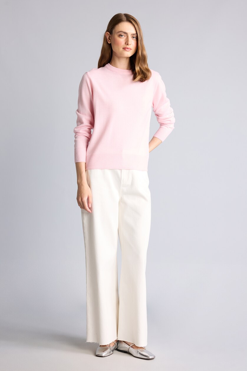 Woman Light Pink Relax Fit Pullover