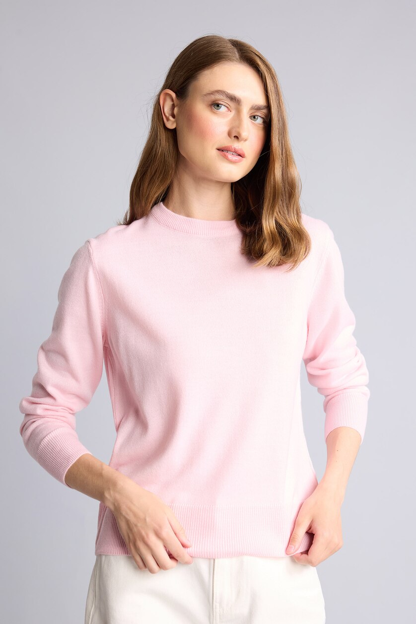 Woman Light Pink Relax Fit Pullover