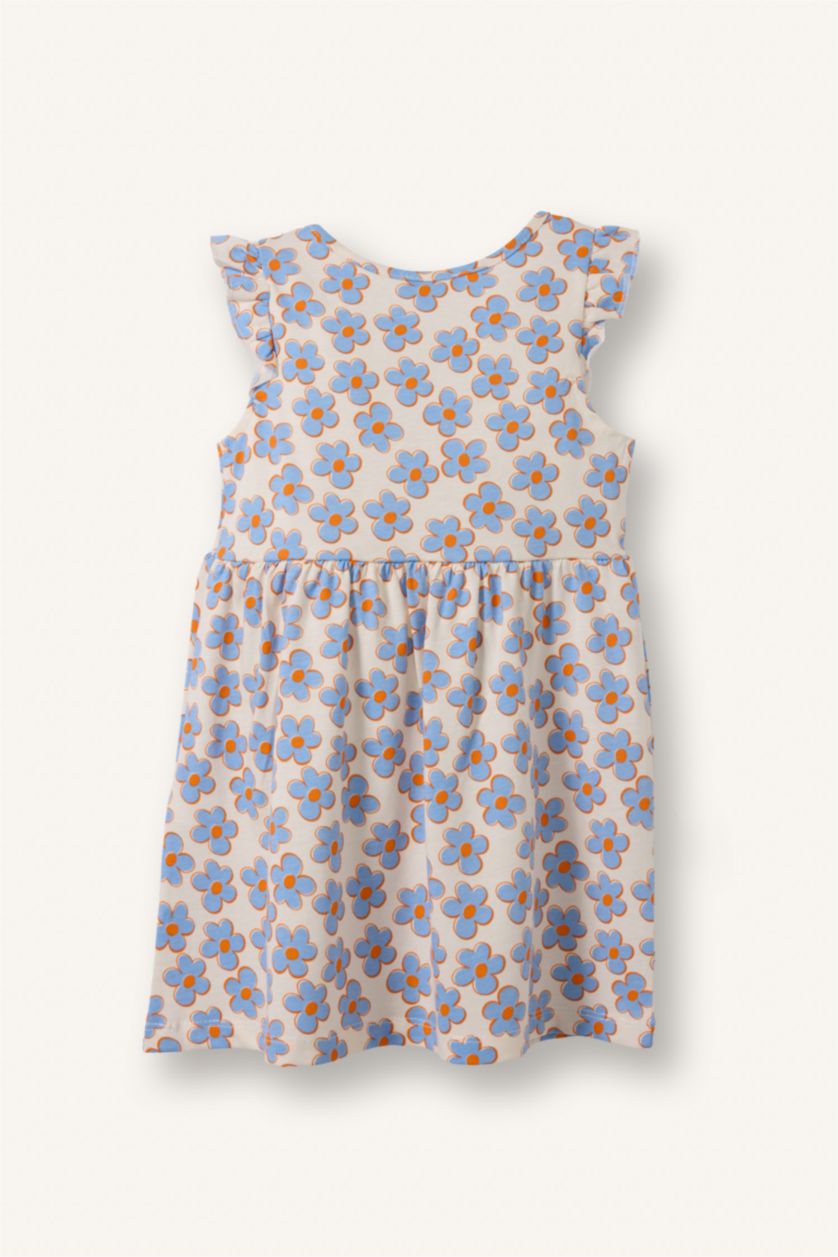 BÉBÉ FILLE Écru Lot de 2 Robes fleurie et unie pour bébé fille