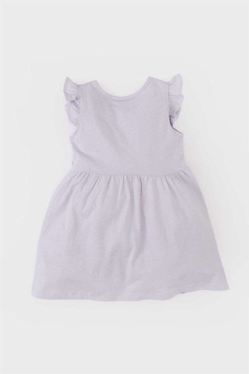 Baby Girl Lilac Baby Girl Floral Short Sleeve Dress