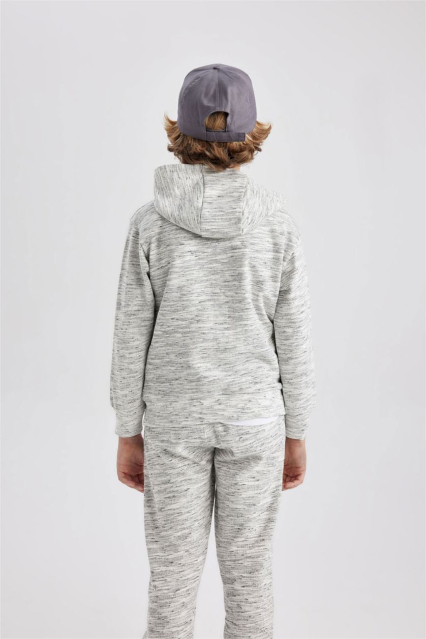 أولاد رمادي داكن سويت شيرت ولادي بجيب