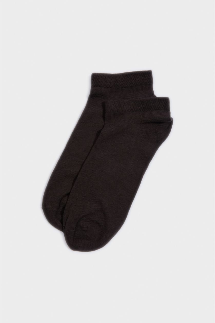 Erkek Kahve Erkek Dikişsiz 3'lü Bambu Patik Çorap