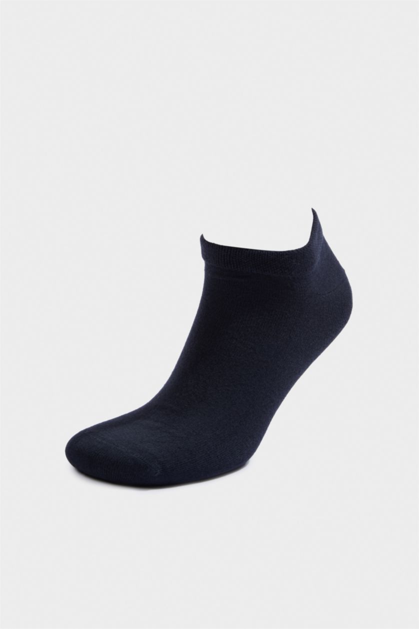 Erkek Taş Erkek Dikişsiz 3'lü Bambu Patik Çorap