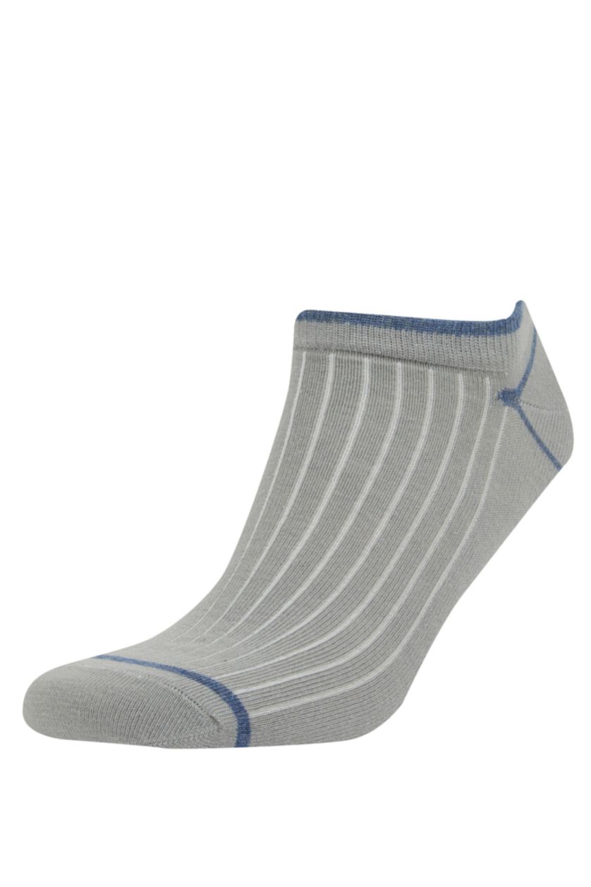 Erkek Karma Erkek 3'lü Pamuklu Patik Çorap