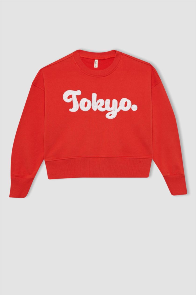 GIRLS & TEENS Stone Girl Pleated Gabardine Skirt