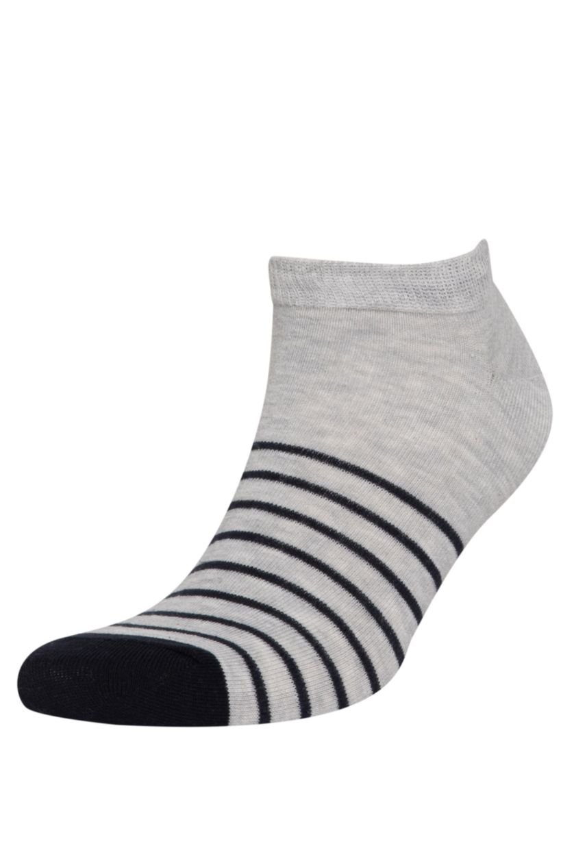 MAN Karma Man Striped 5 Piece Cotton Booties Socks