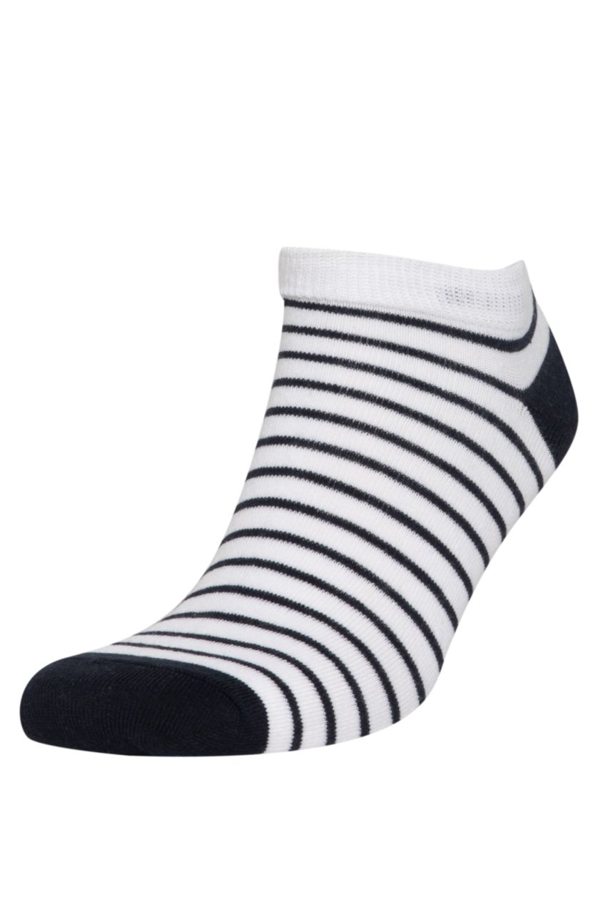 MAN Karma Man Striped 5 Piece Cotton Booties Socks