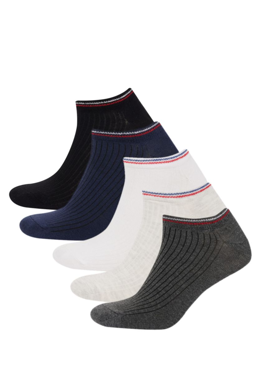 Men Karma 5 Piece Cotton Short Socks