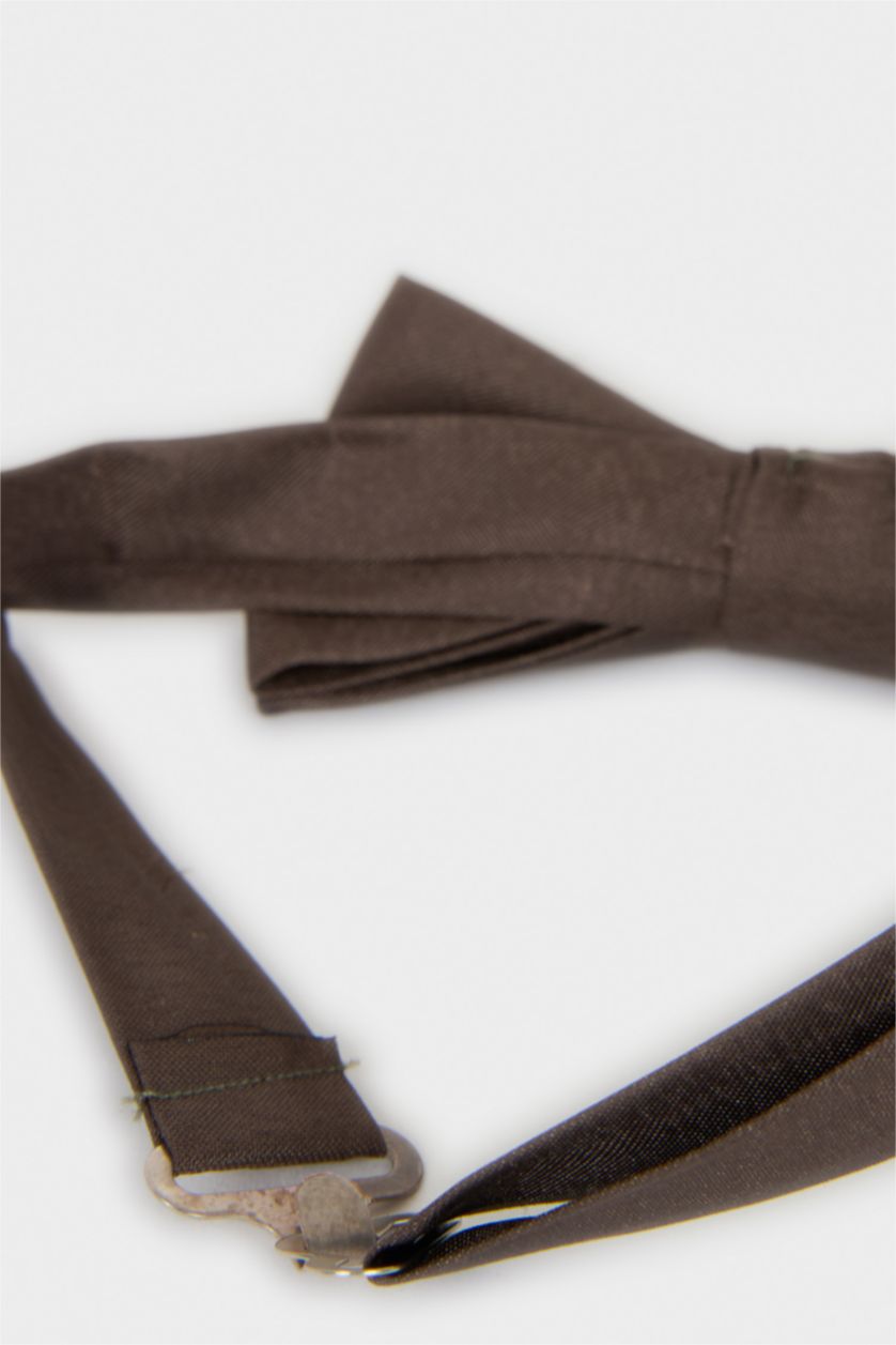 Erkek Çocuk - Genç Erkek Vizon Pamuklu Papyon Pantolon Askısı 2'li Erkek Çocuk