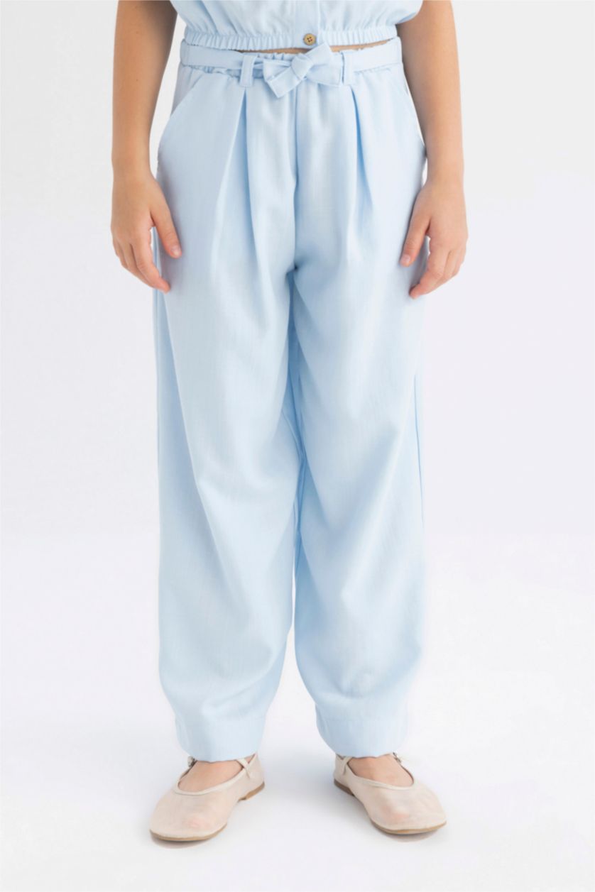 GIRLS & TEENS Light Blue Girl Wide Leg Pants