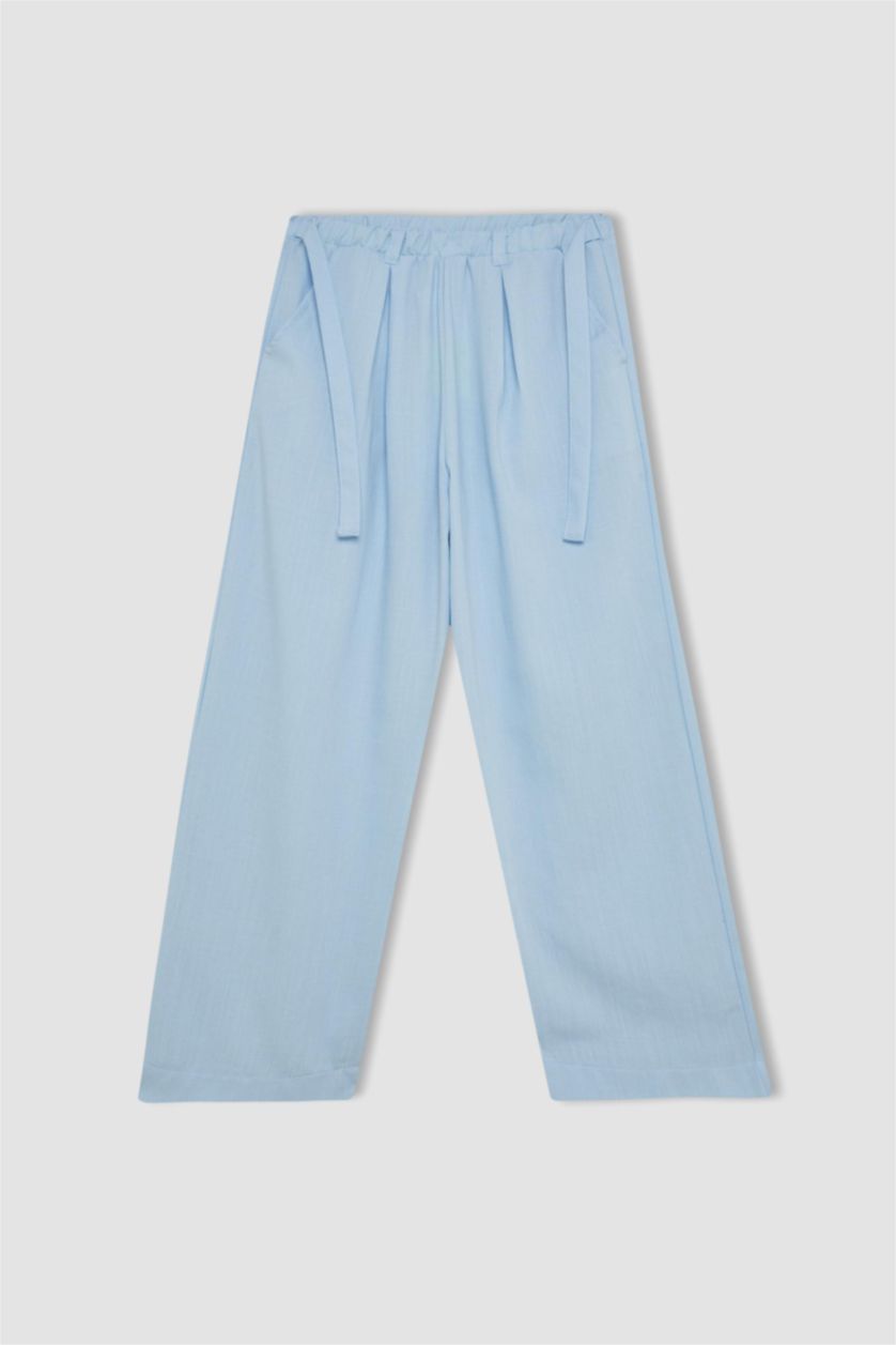GIRLS & TEENS Light Blue Girl Wide Leg Pants