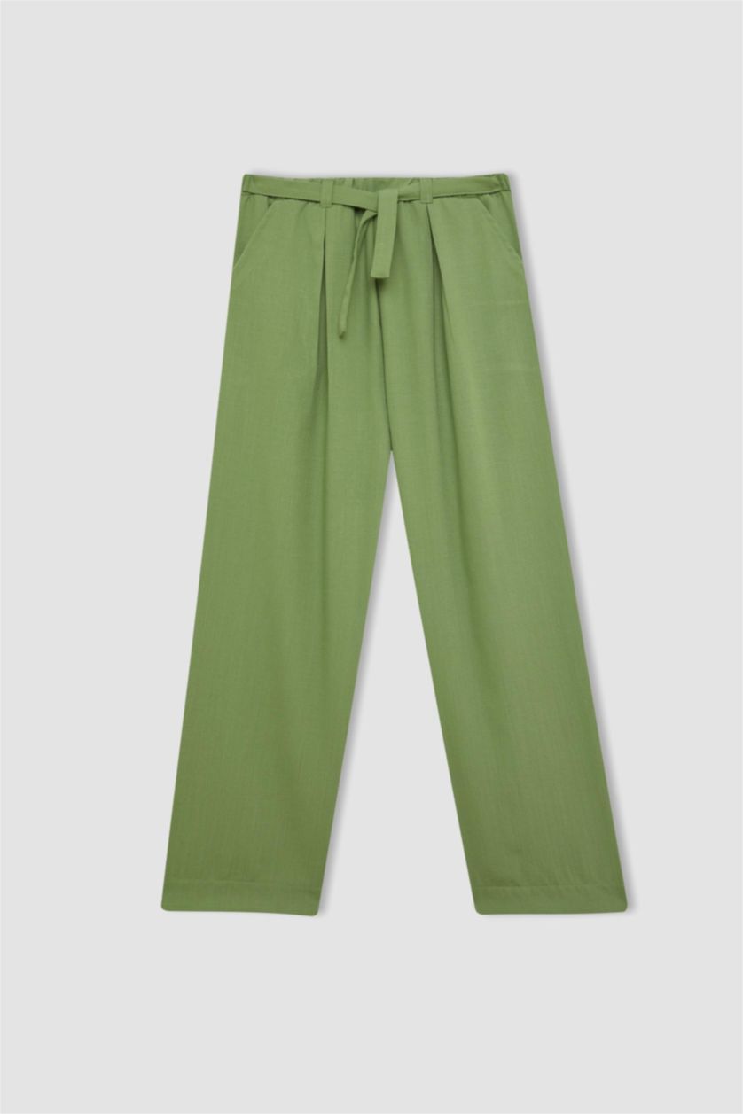 Girls & Teens Green Girl Wide Leg Pants