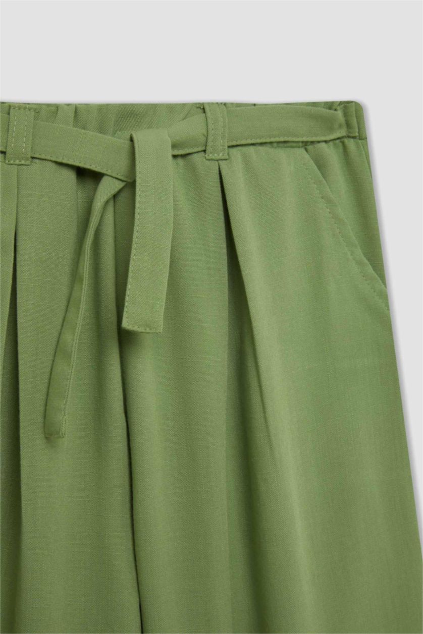 Girls & Teens Green Girl Wide Leg Pants