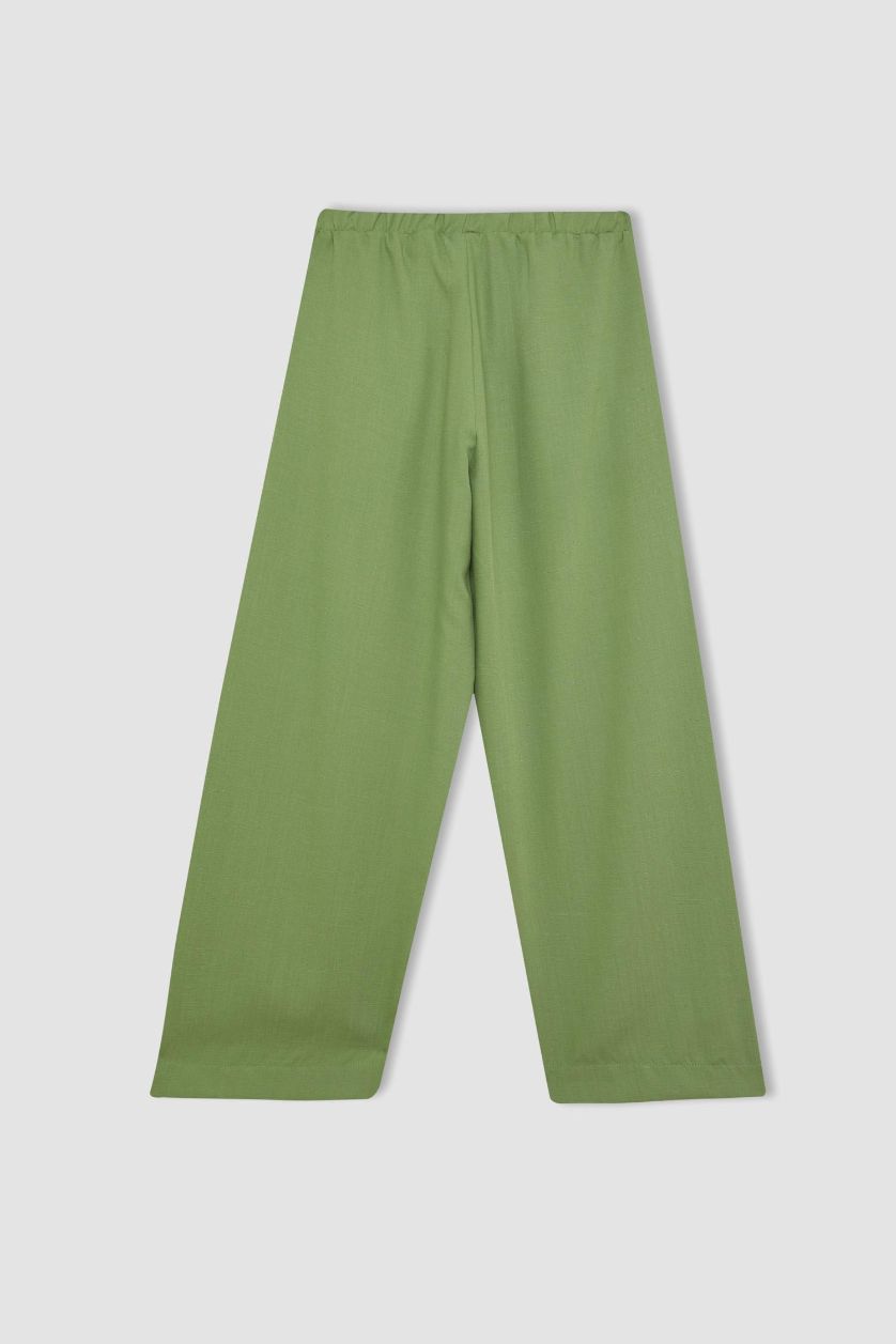 Girls & Teens Green Girl Wide Leg Pants