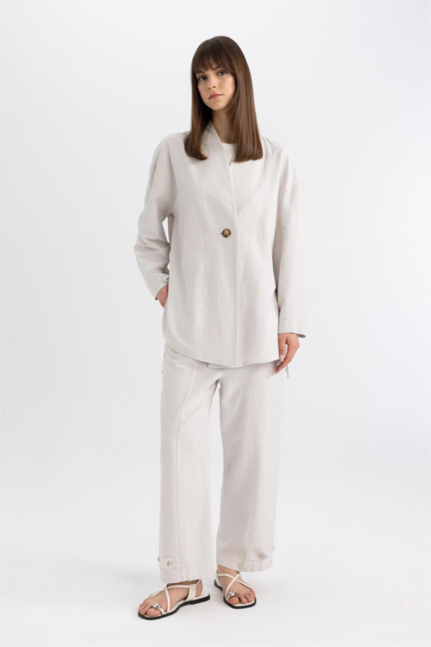 WOMAN Light Grey Relax Fit