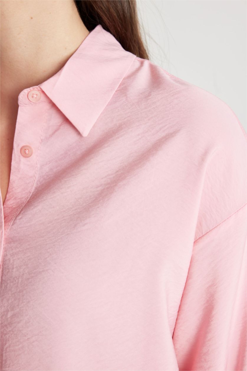 WOMAN Pink Relax Fit Long Sleeve Tunic