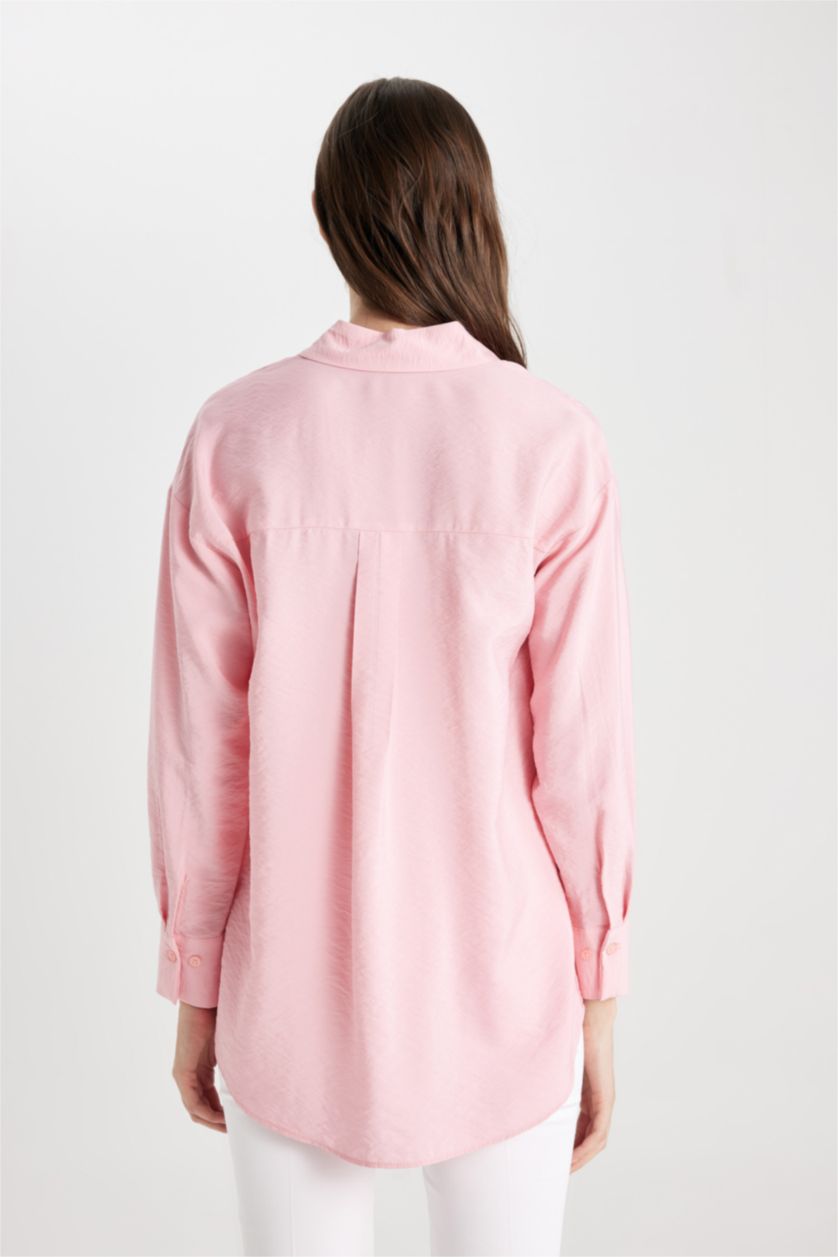 WOMAN Pink Relax Fit Long Sleeve Tunic