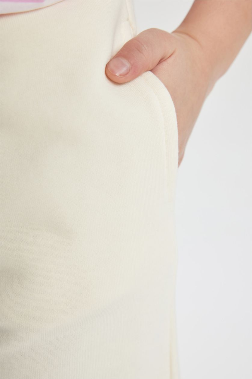 GIRLS & TEENS Ecru Girl Wide Leg Trousers