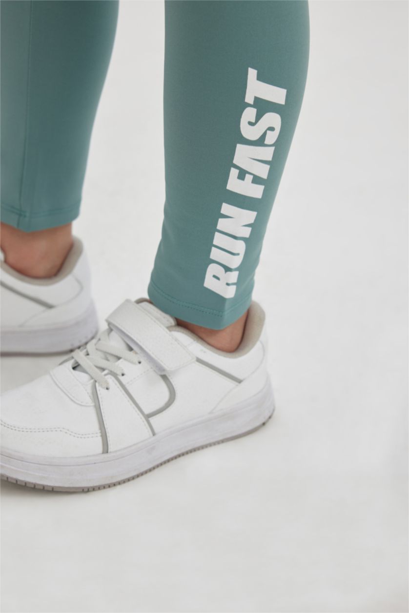 Girls & Teens Light Green Girl Leggings