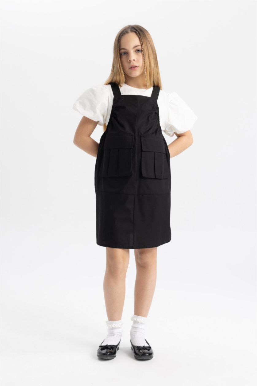 بنات أسود فستان اوفر بناتي قصة عادية