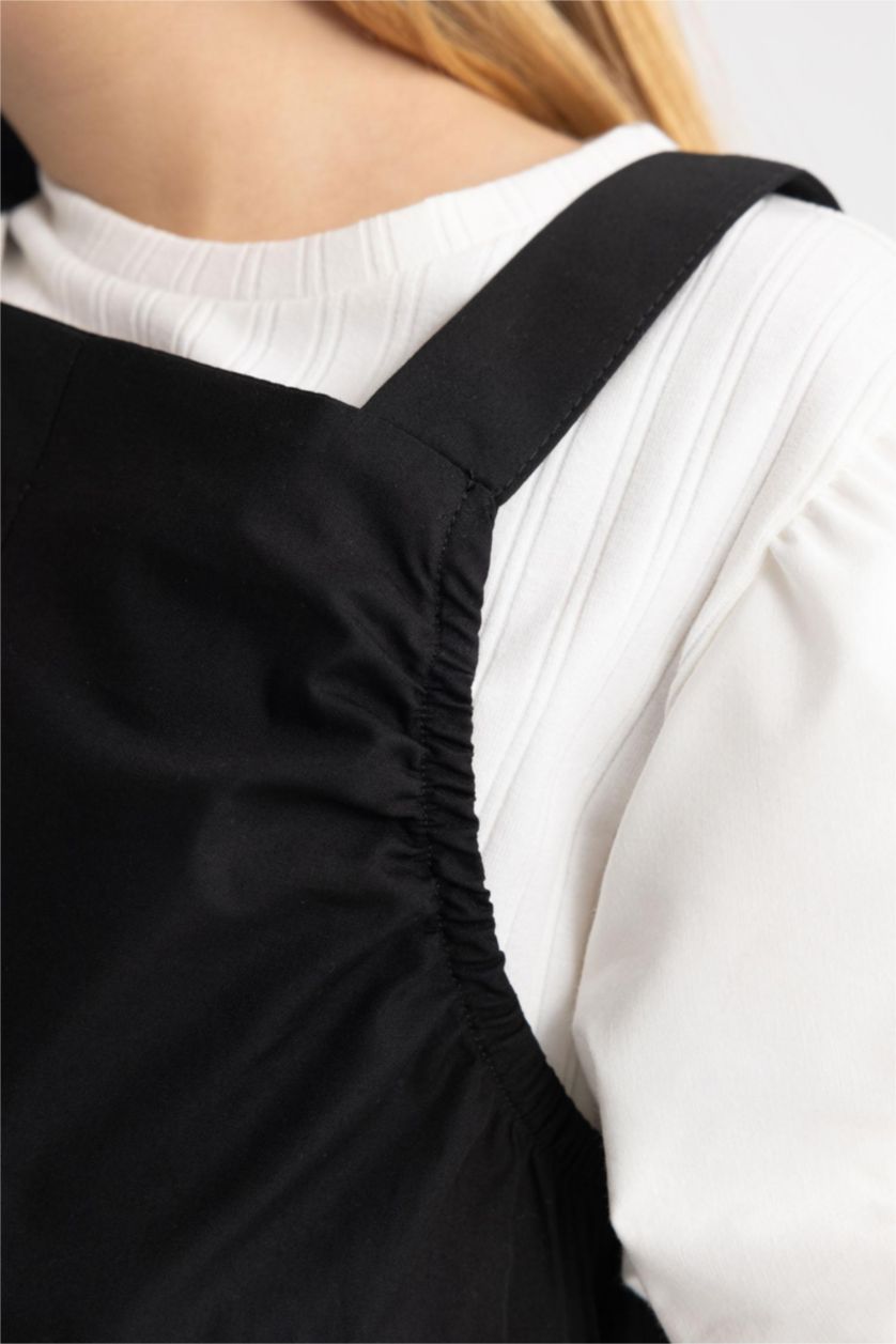 بنات أسود فستان اوفر بناتي قصة عادية