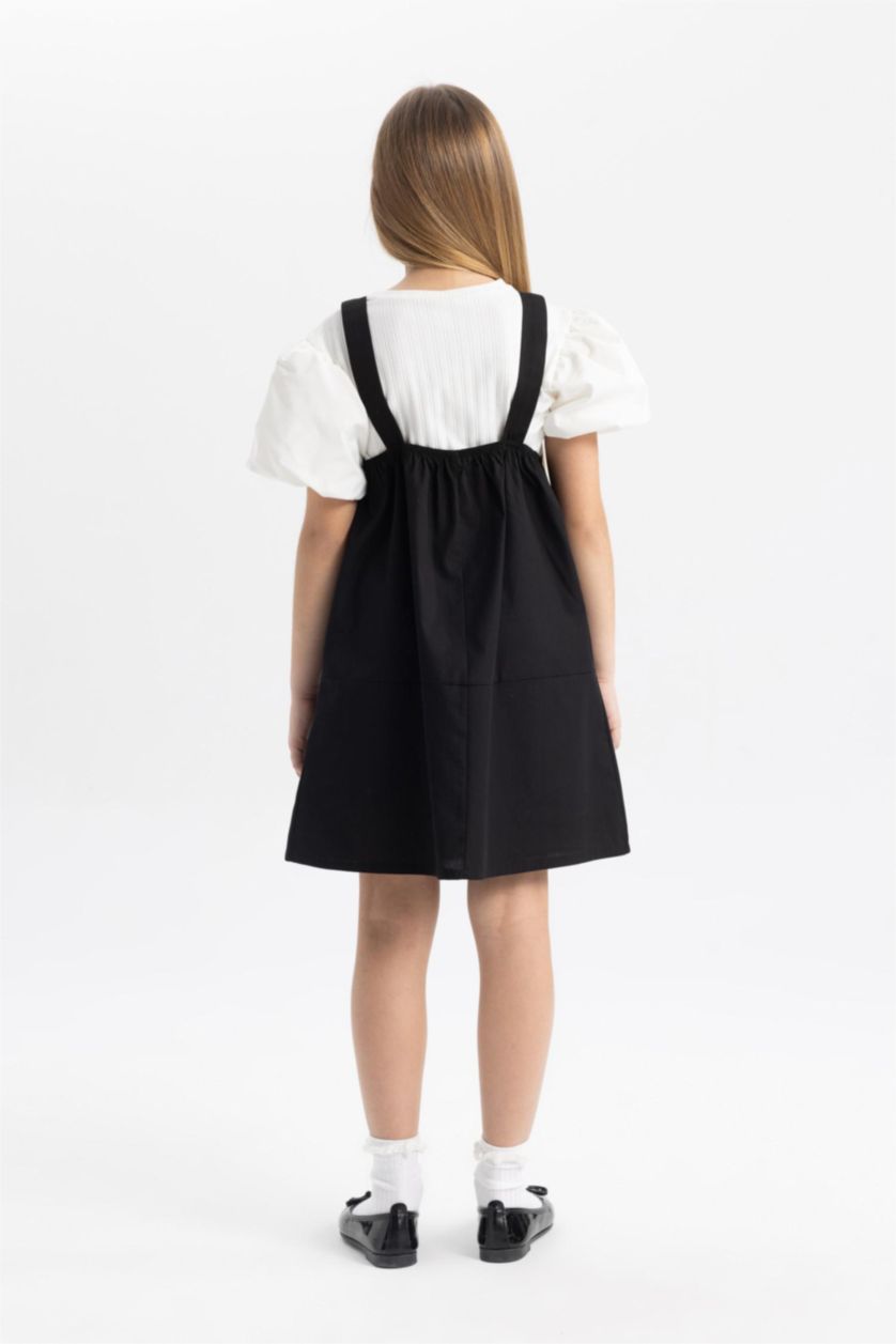 بنات أسود فستان اوفر بناتي قصة عادية